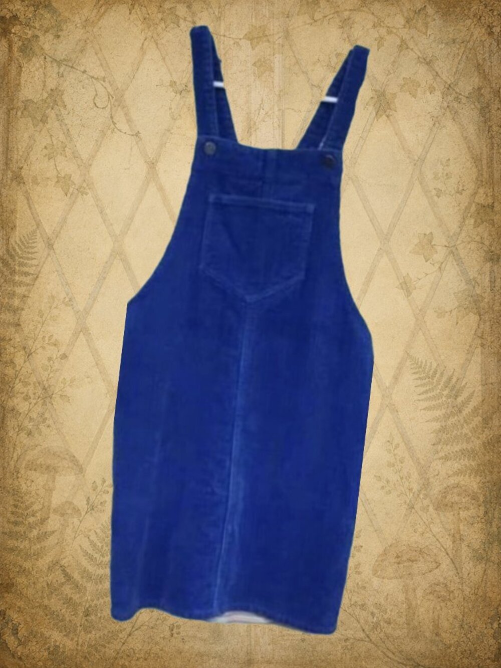 Fairy Fashion 🧵🧚‍♂️ TWIK Cobalt Blue Corduroy Jumper sz XS